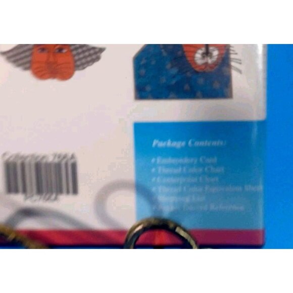 Laurel Burch Fantastic Felines Vtg 2002 NIP Studio Bernina 766 Embroidery Card - Picture 9 of 11